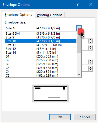 add another envelope in word 2011 for mac